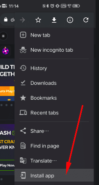 install app